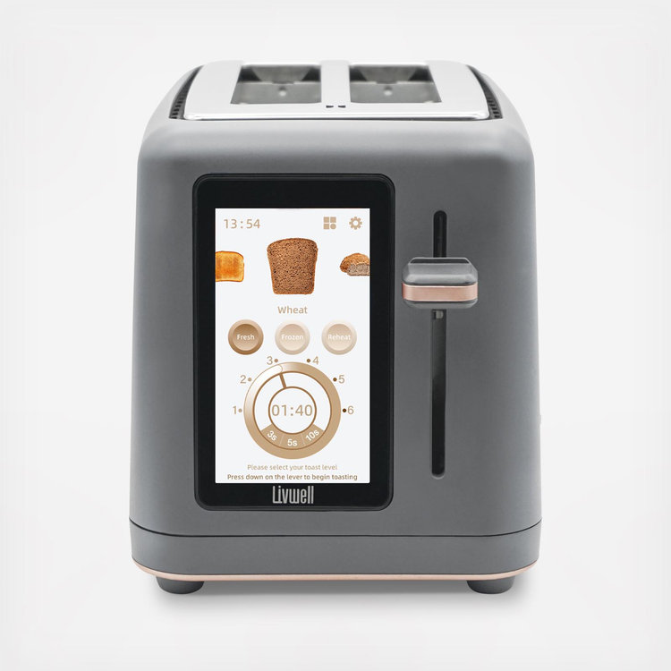 Livwell Brands, Touch IQ 2-Slice Toaster | Zola