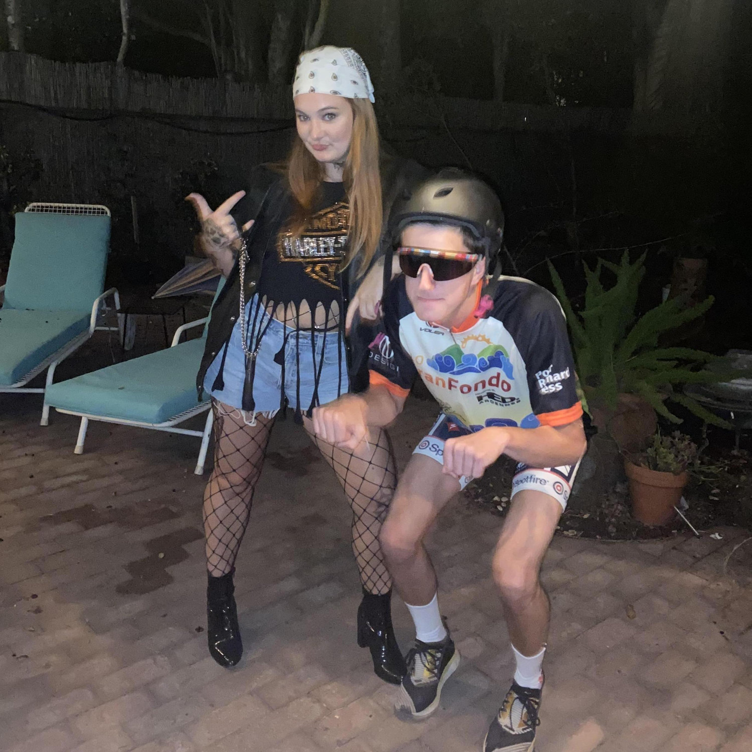 Just two bikers!