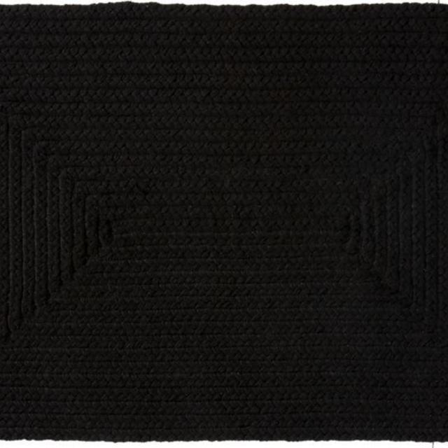Borderline Black Doormat 2'x3'