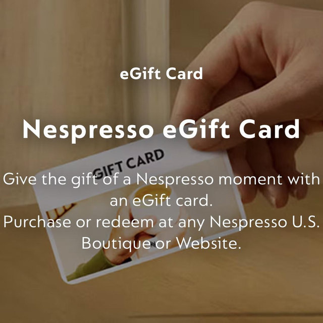 Purchase a Coffee eGift Card | Nespresso USA