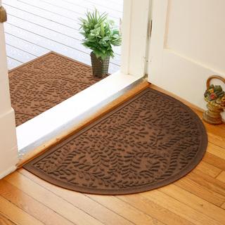 WaterHog Boxwood Indoor/Outdoor Half Round Door Mat