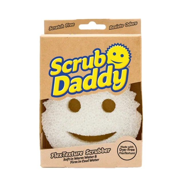 Scrub Daddy Dye Free - 1ct: Cleaning Tools and Accessories, Foam Material, Sponge
