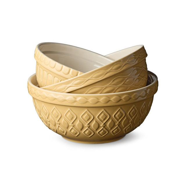 Certified International Vintage Farm Mixing Bowls, Set of 3