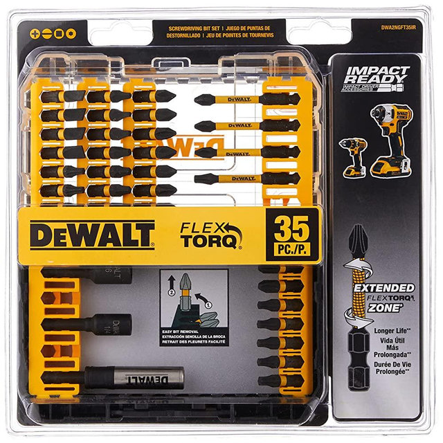 DEWALT Impact Driver Bit Set, 35-Piece (DWA2NGFT35IR)