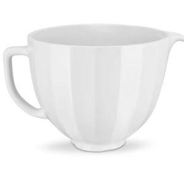 5 Quart White Shell Ceramic Bowl | KitchenAid US