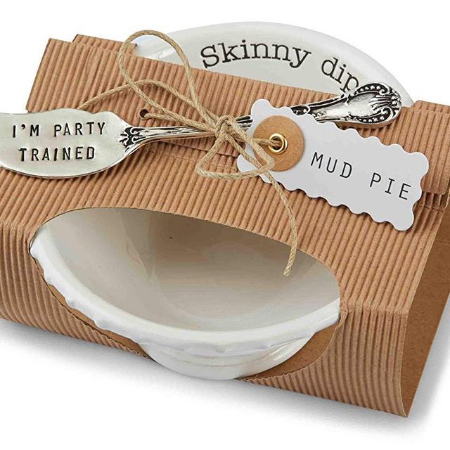 Mud Pie Circa Skinny Dip Set, White