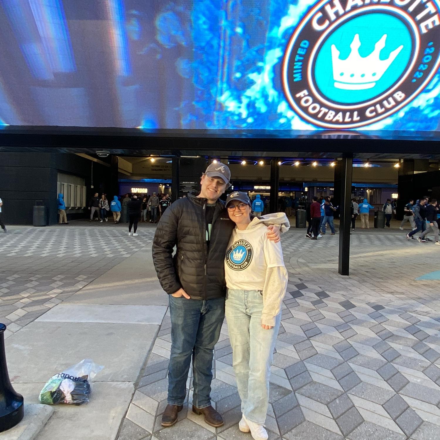 April 2022- Charlotte FC soccer game