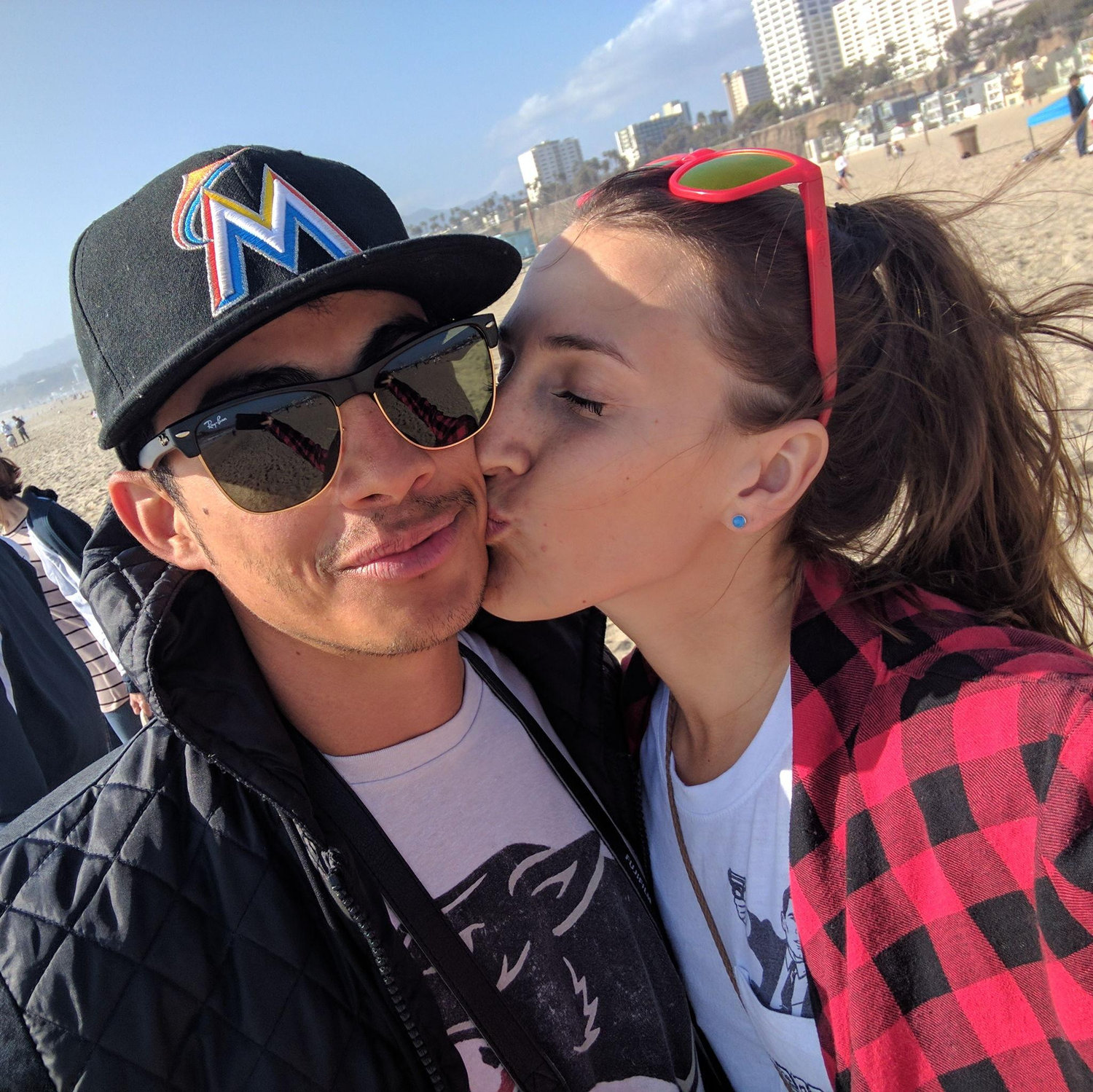 One of our first trips to the California coast together.