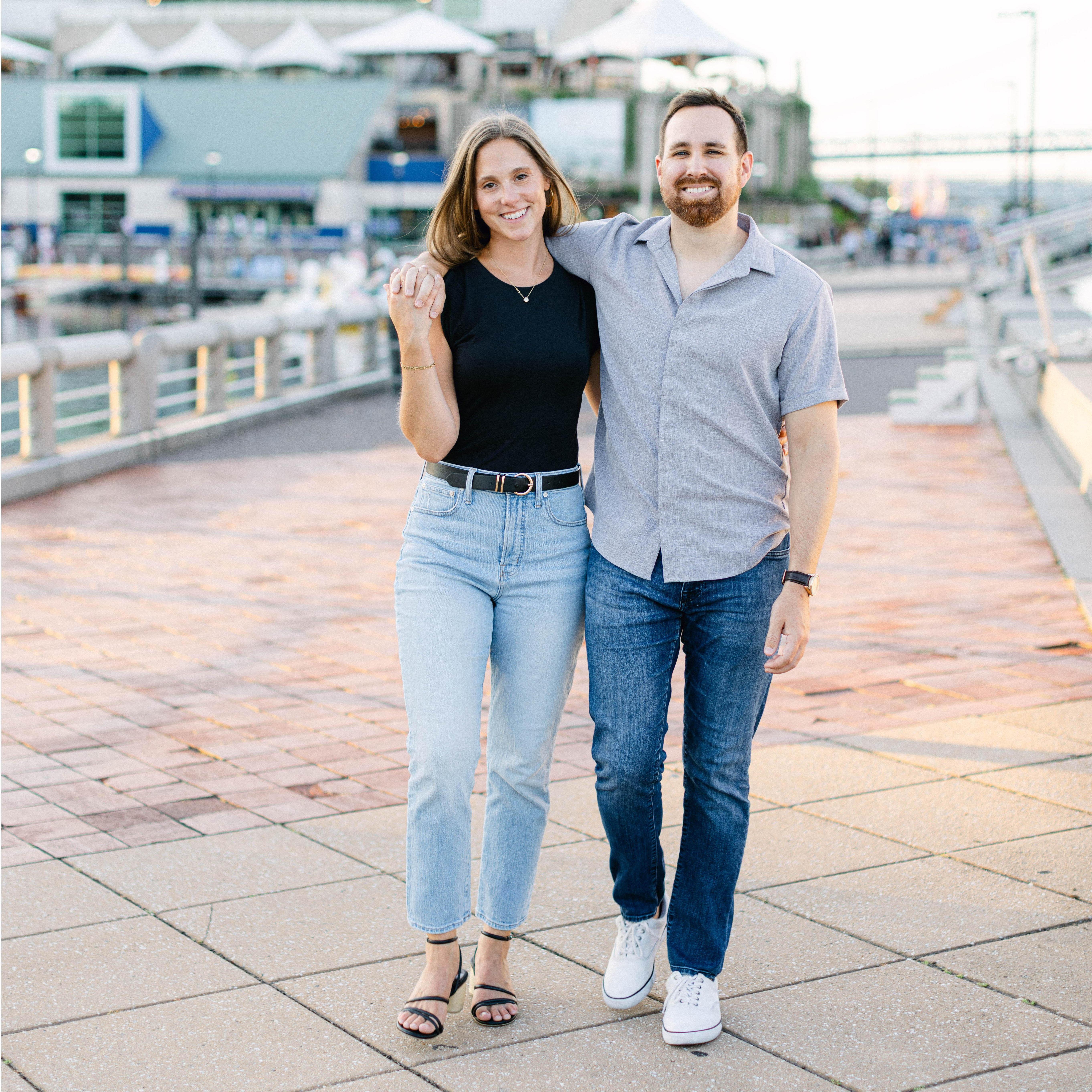 Some engagement photo magic