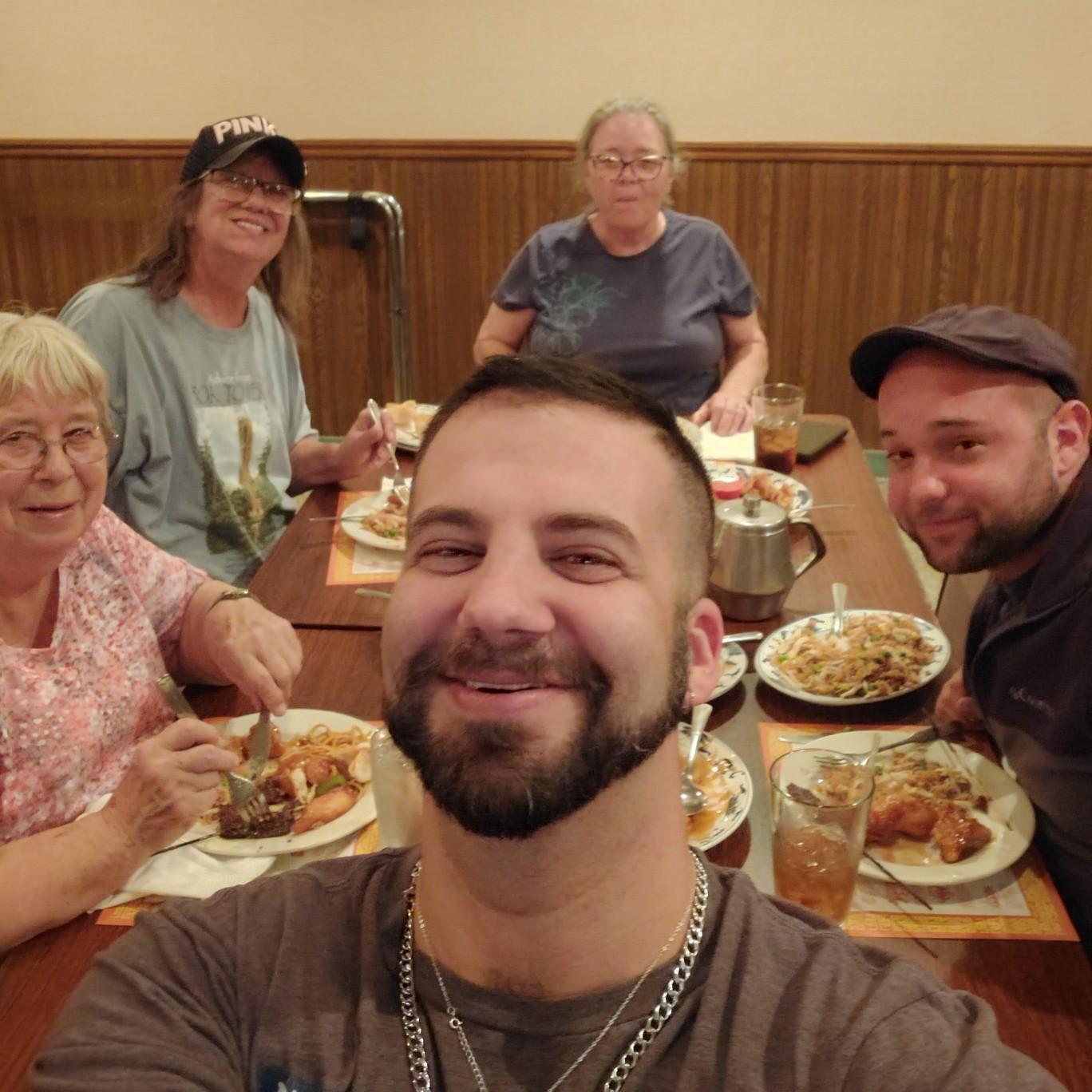 Oct. 20, 2021 - A very special dinner with Shawn's grandmother Retha, mother Carissa, and stepmother Mary.
