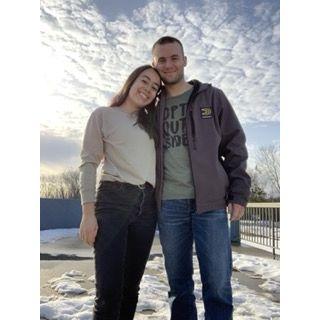 Our last photo together before Brandon moved to Fort Lee, Virginia for Ordance School - March 3, 2021