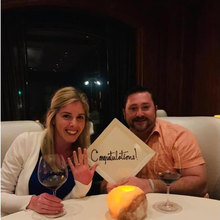 Dinner at Salt Restaurant to celebrate that night!