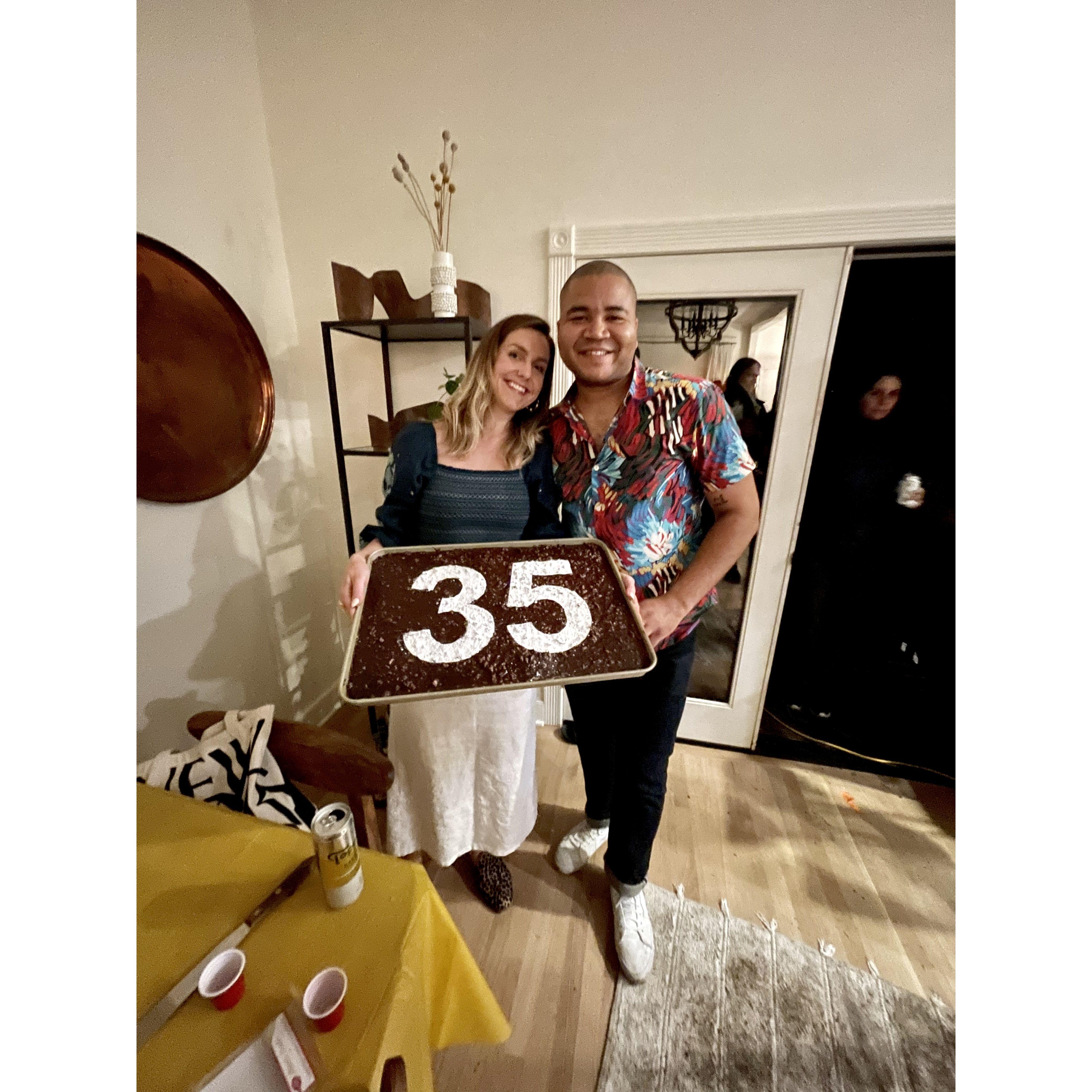 celebrating Isaac's birthday!