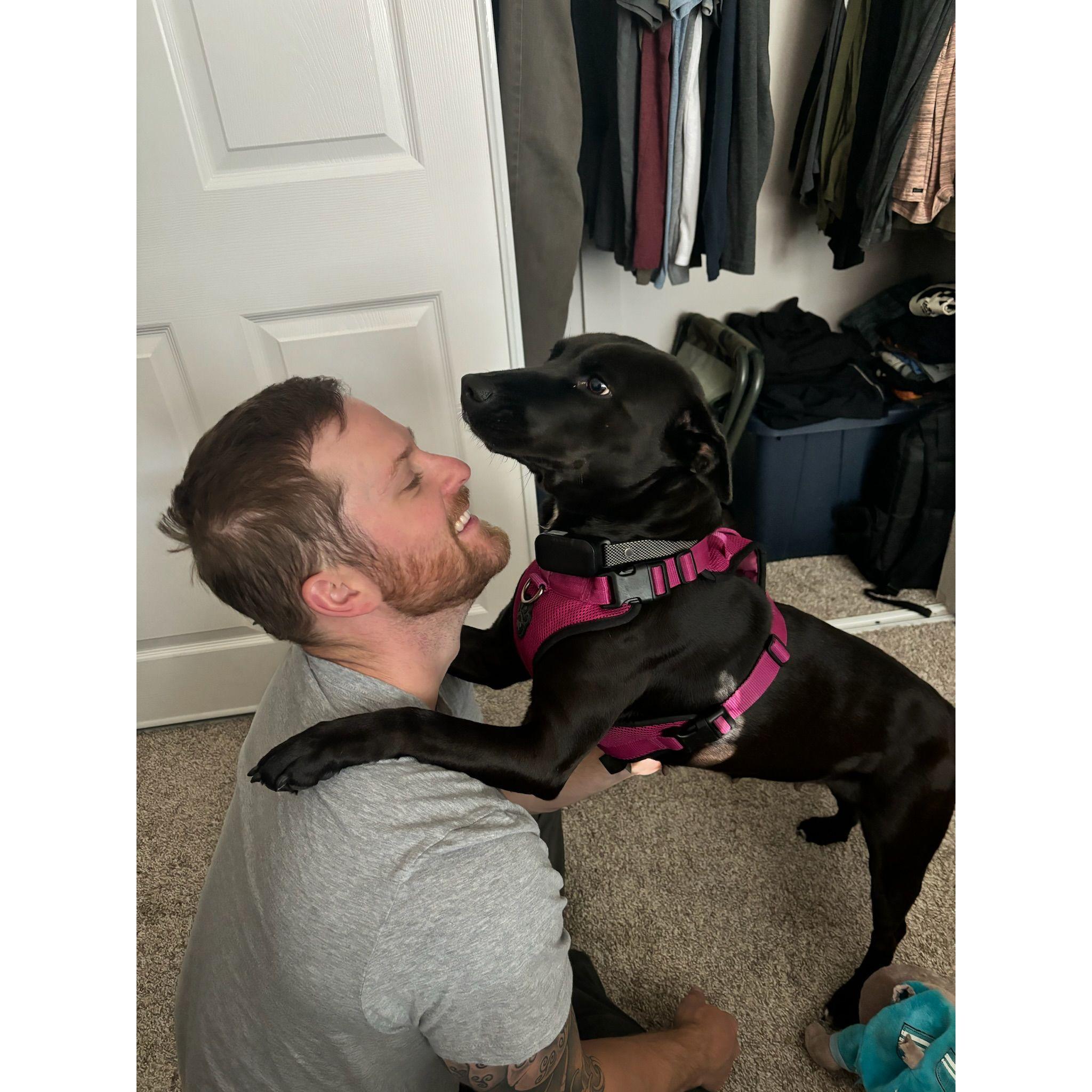 Ipa and Ryan loving each other.