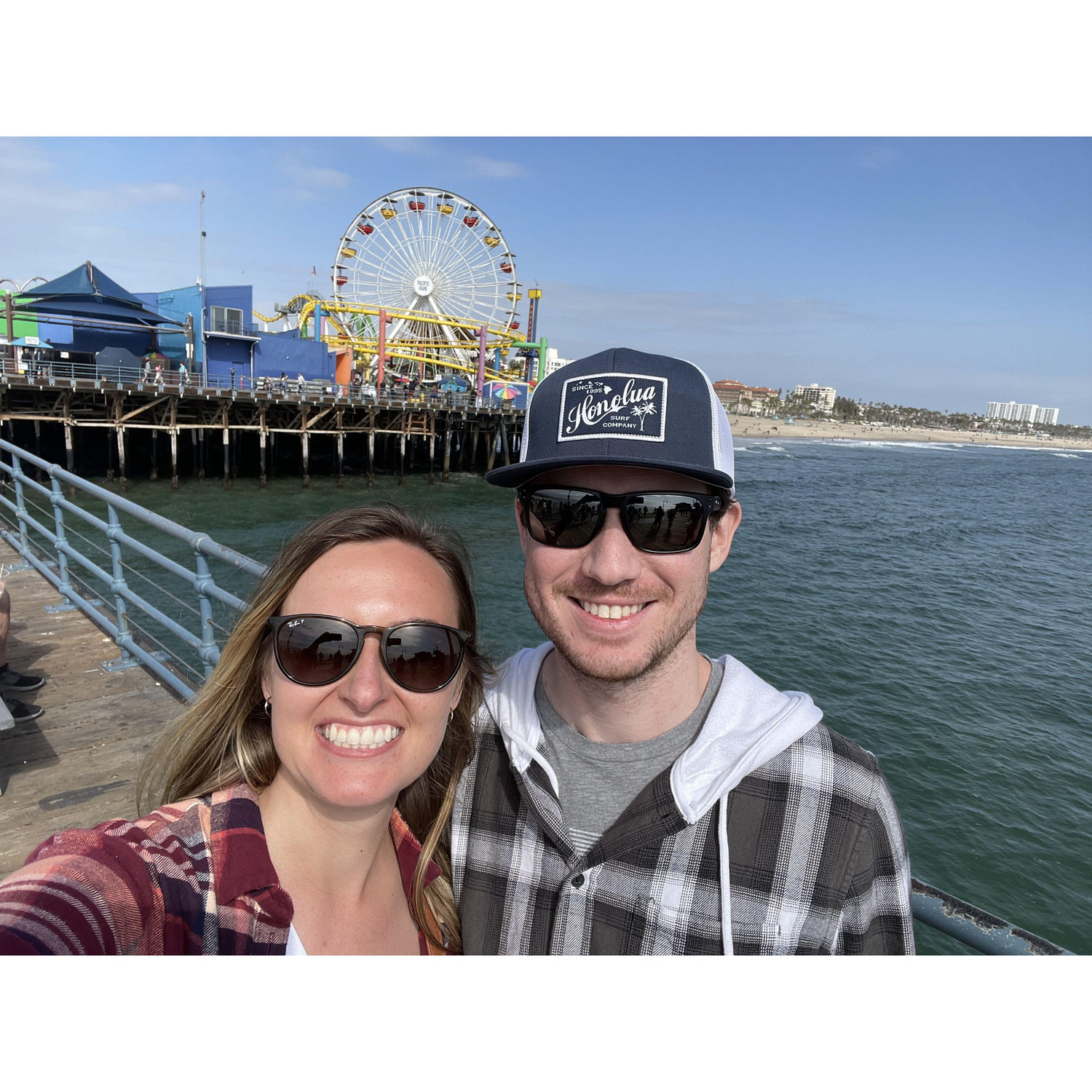 A date to the Santa Monica Pier where we first said "I Love You"!