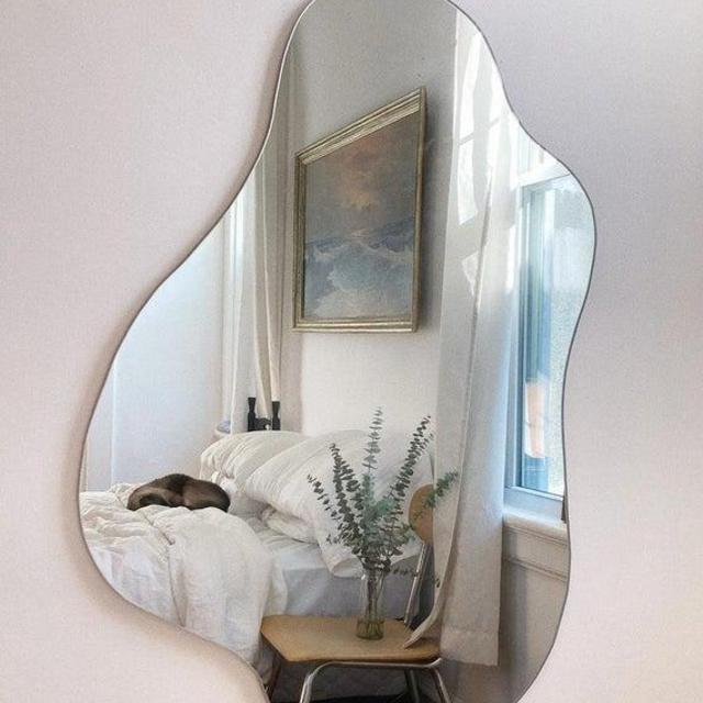 Asymmetrical Mirror Home Decor, 30x-20x