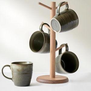 Coffee Mugs Set of 4 - Green