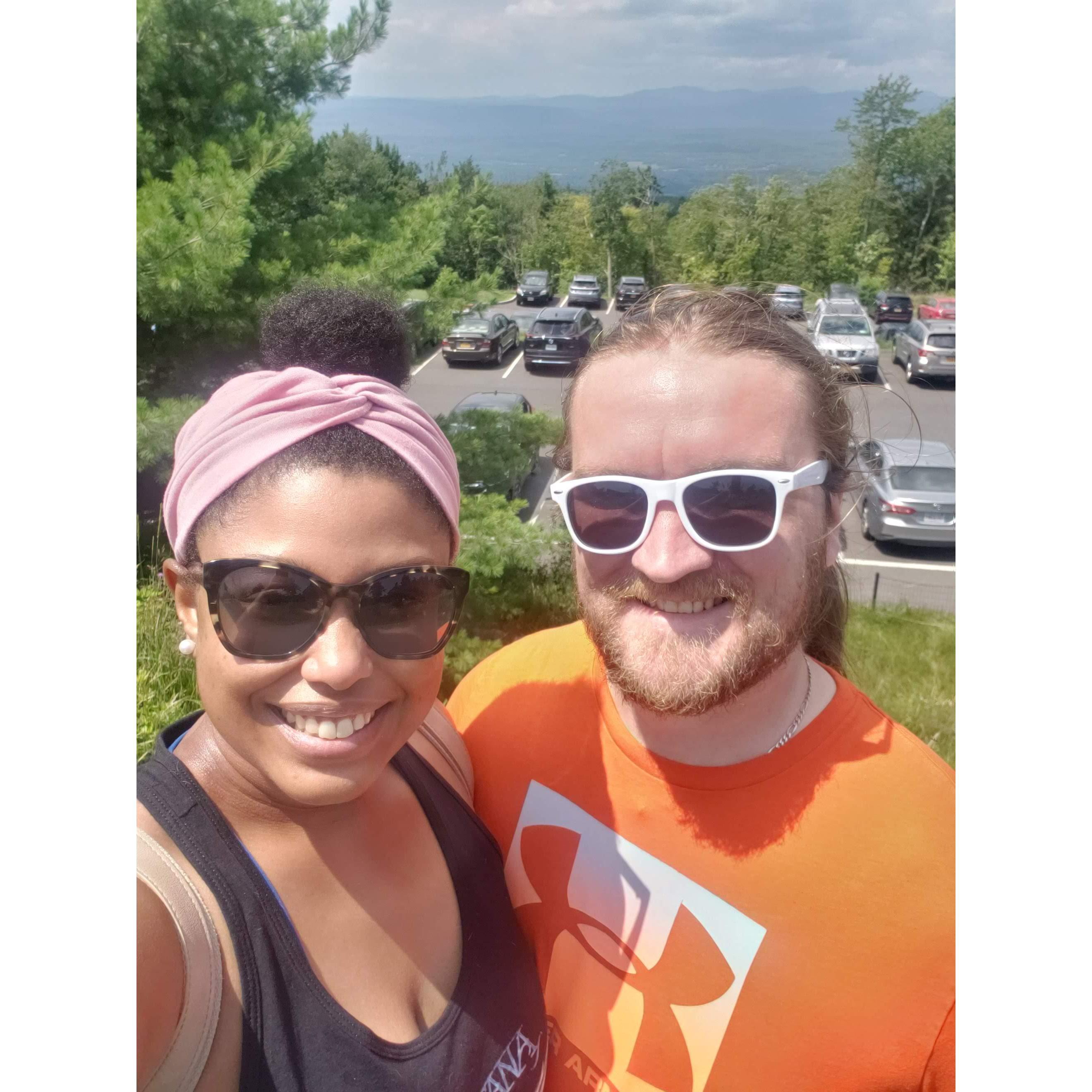 After a hike on a new trail in New York