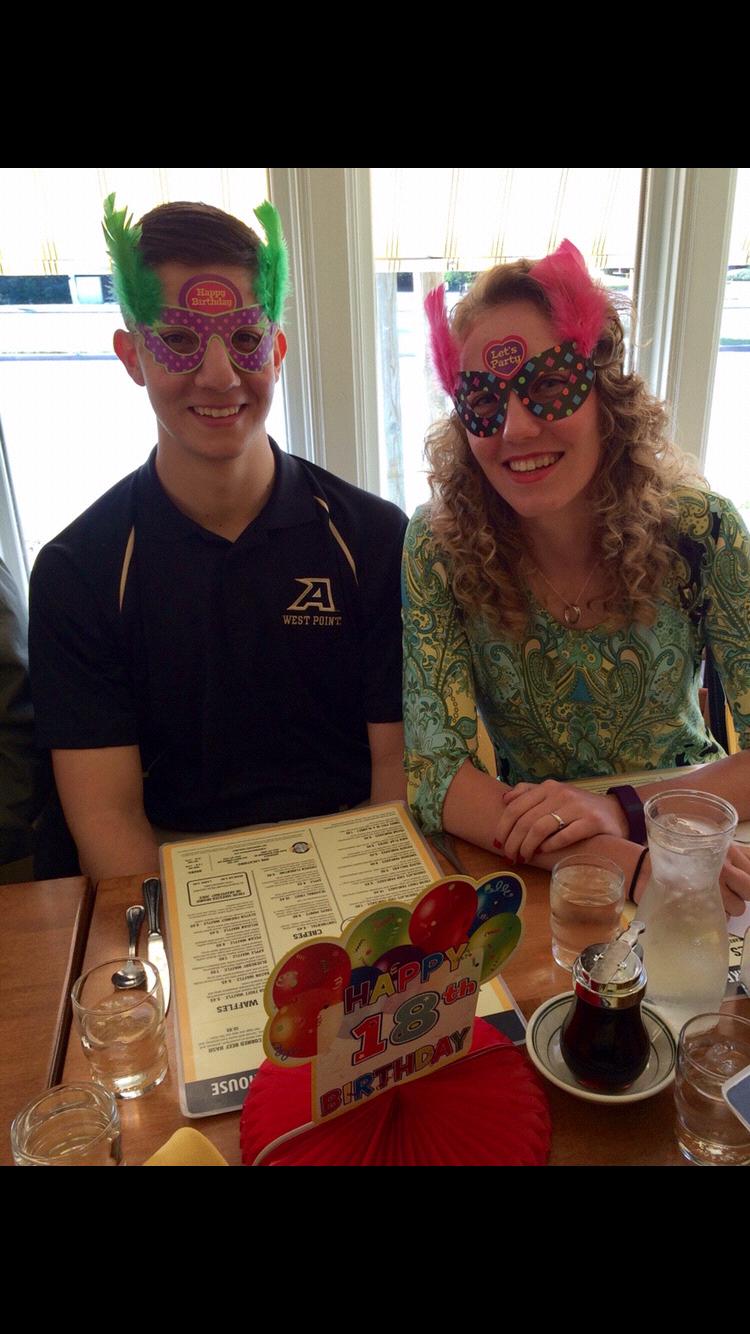 At Hope’s surprise 18th birthday party!