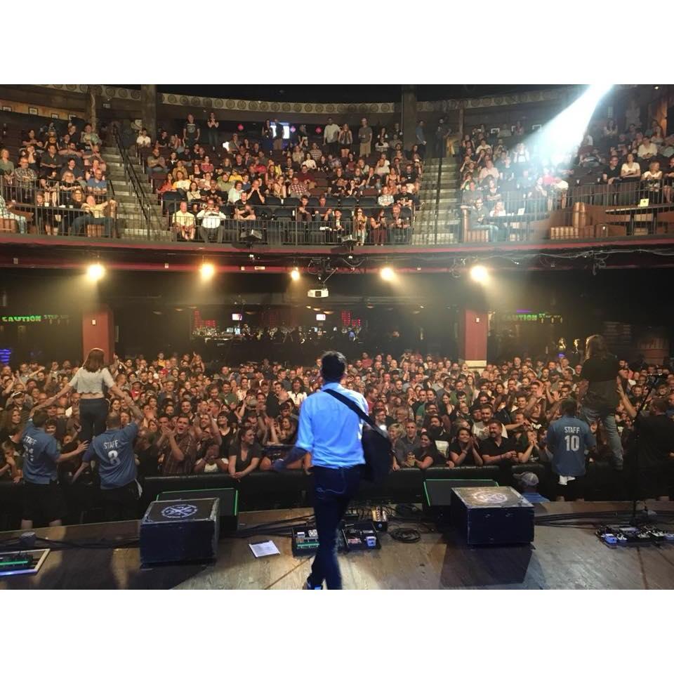 Right before the crowd surfing. Because of course Frank Turner made us crowd surf. 