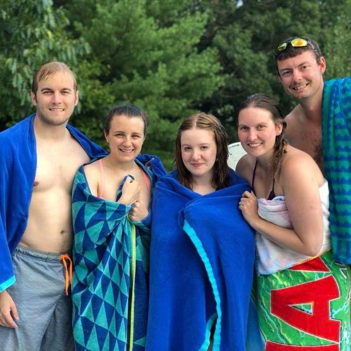 Family barbecue, Berwick, ME - August, 2018