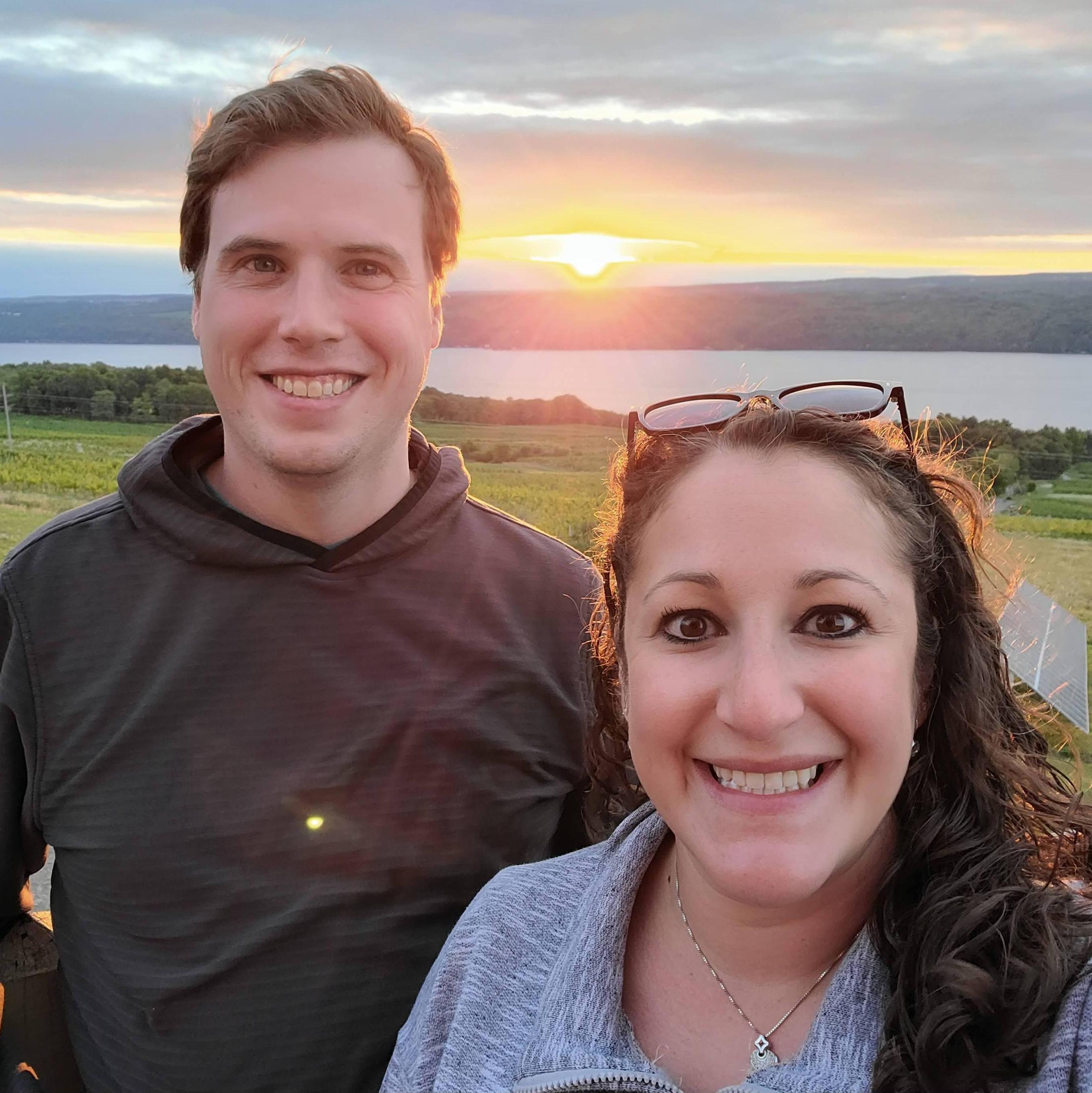 Sunset over Seneca Lake