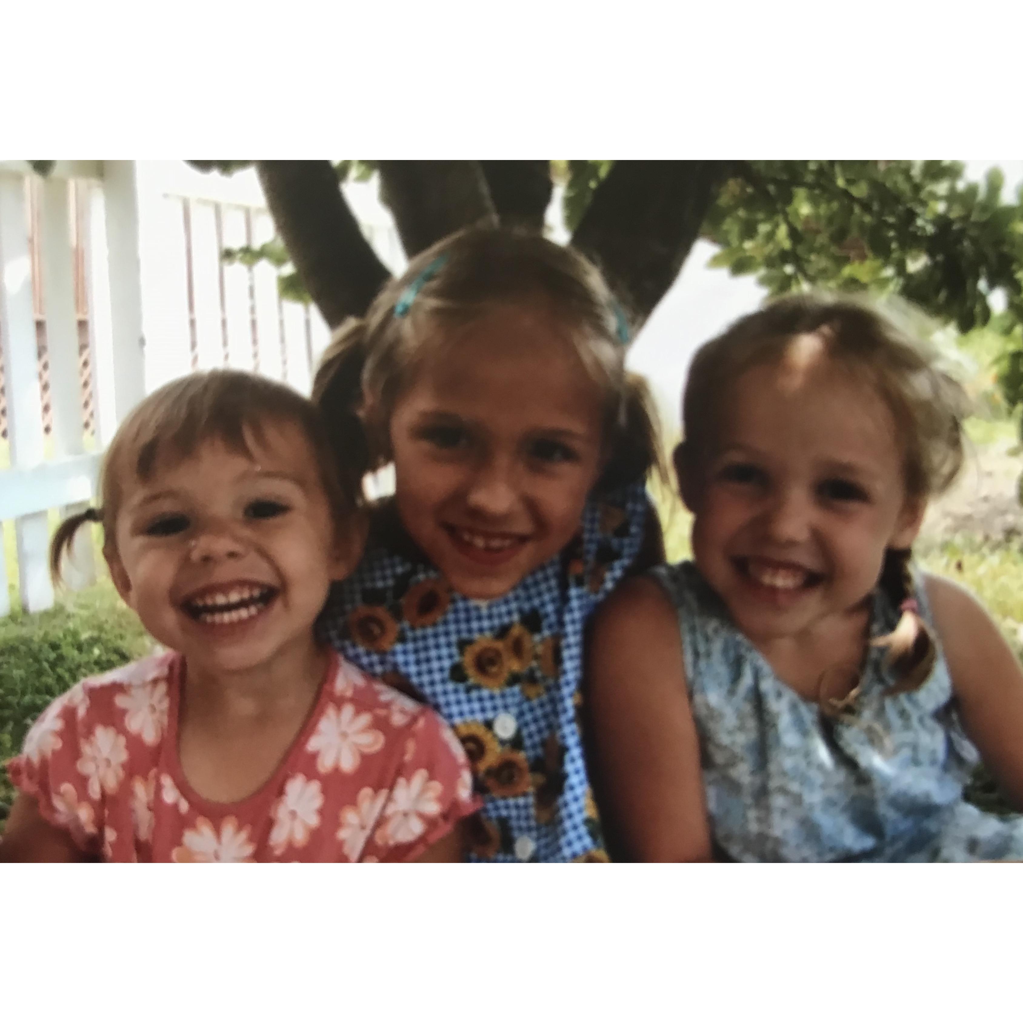 L to R: Sisters Faith, 7 year old Annie, Elsie