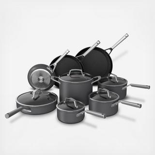 NeverStick Premium Hard-Anodized 13-Piece Cookware Set