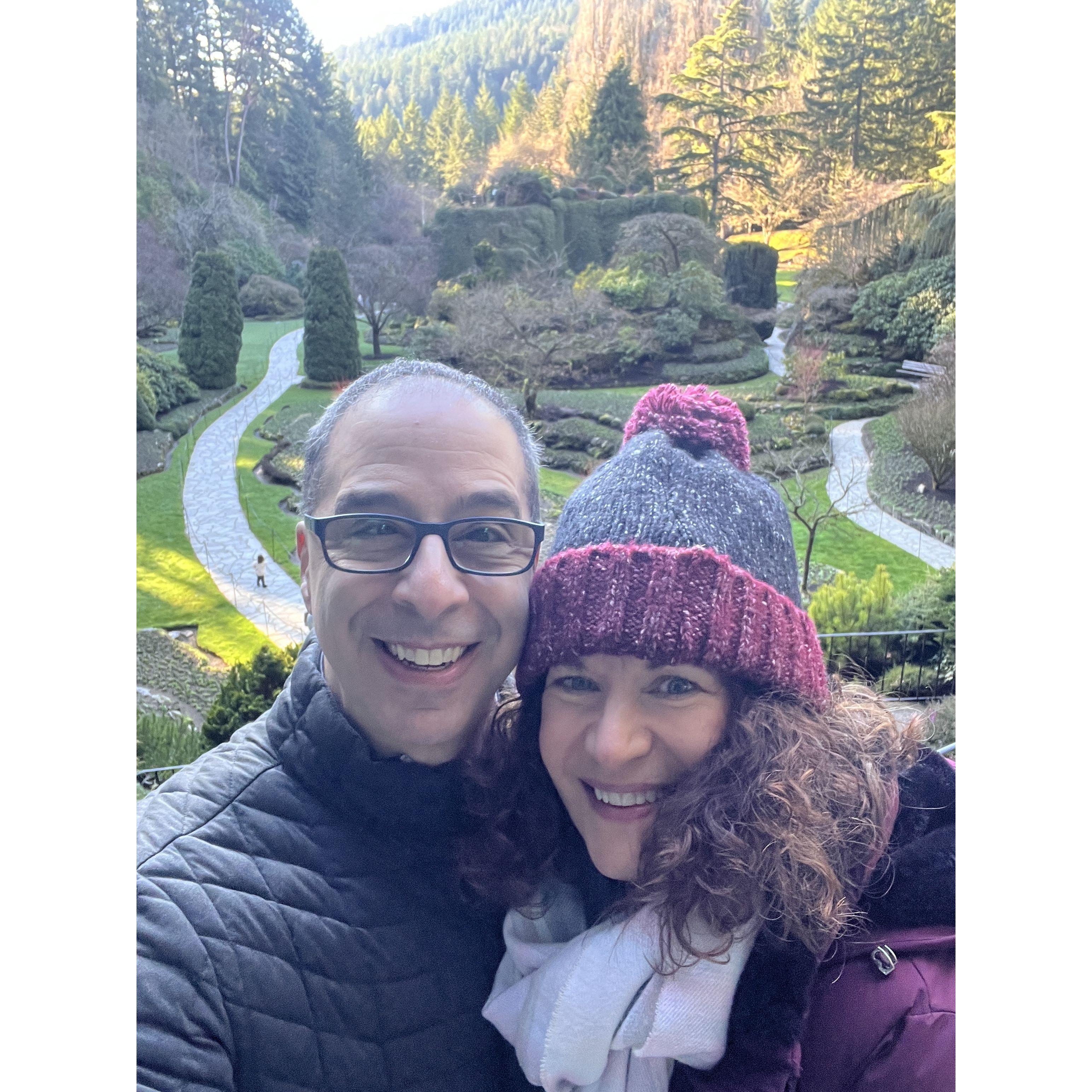 Exploring the enchanting beauty of Butchart Gardens 🌿✨ Nature’s masterpiece at its finest!