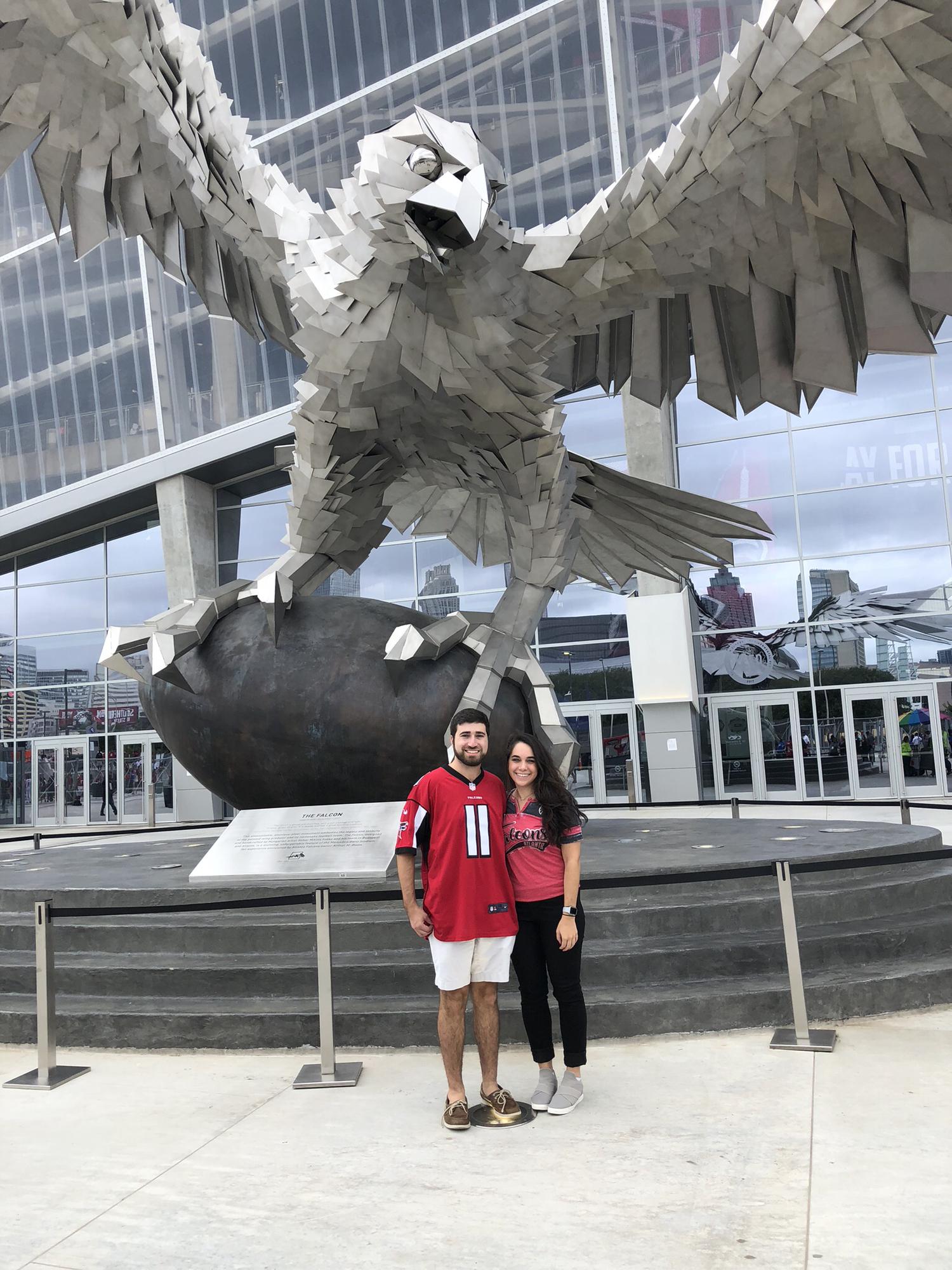 First Falcons’s game together.
Nov 2019