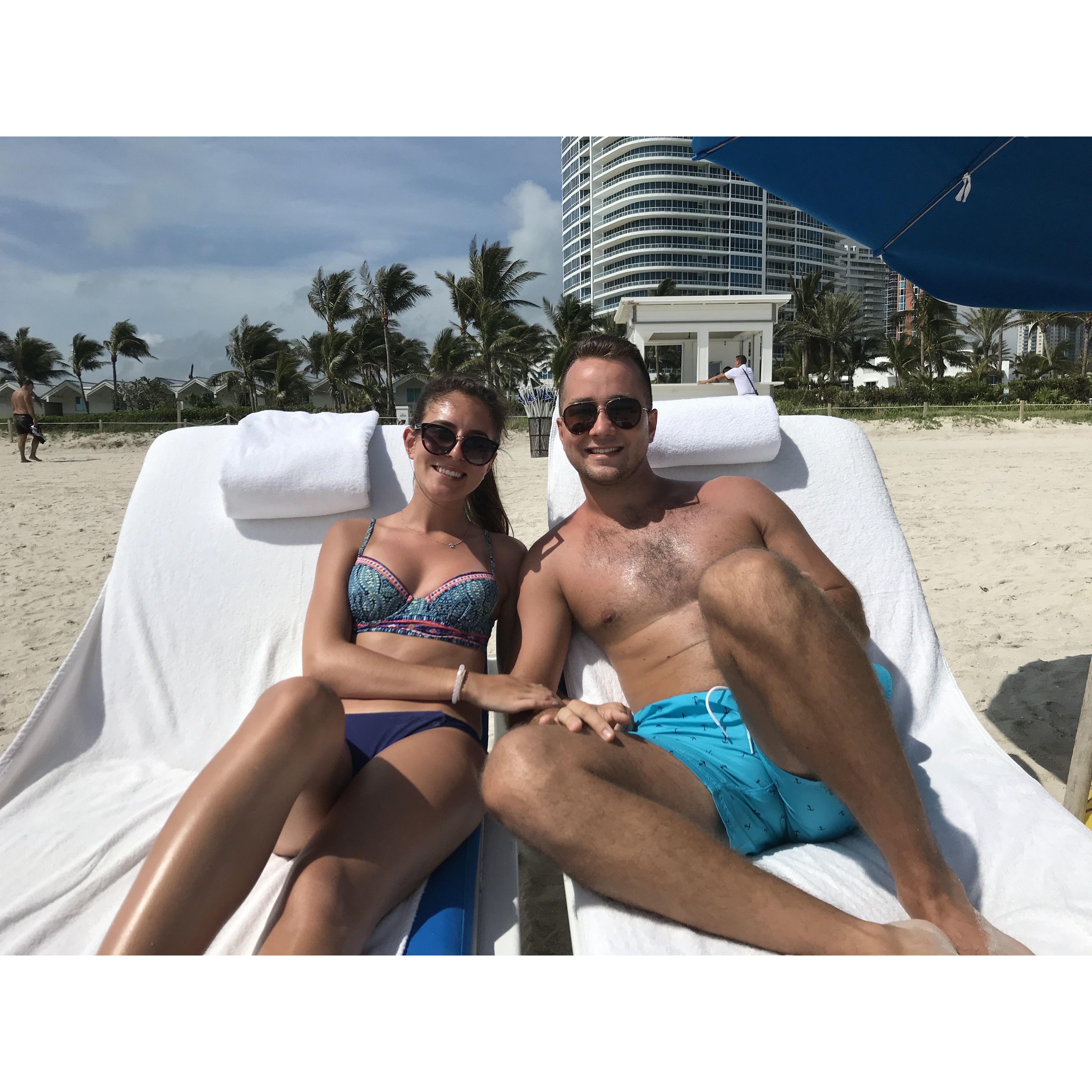 First trip together to Miami