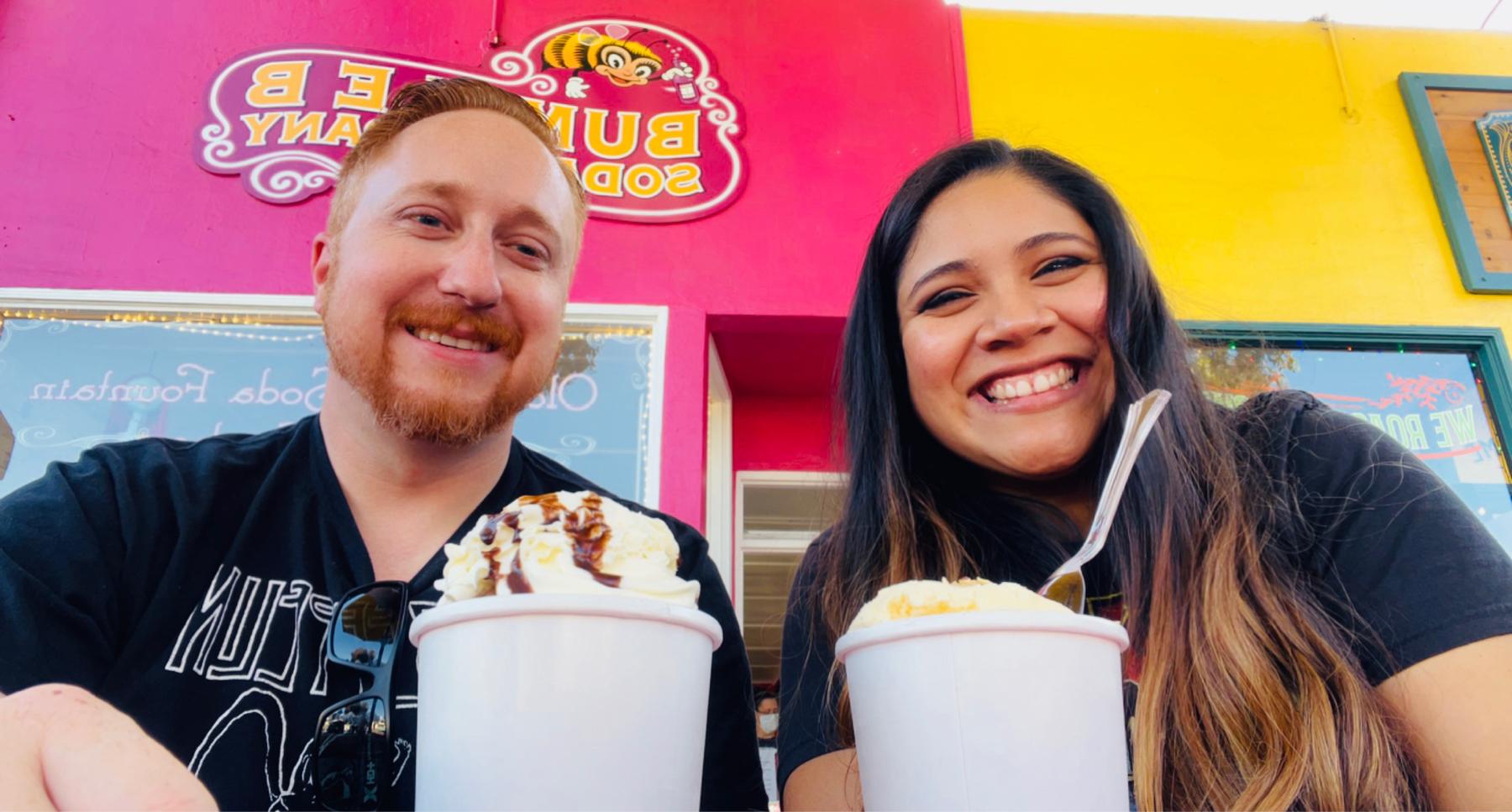 We share the love of ICE CREAM!!