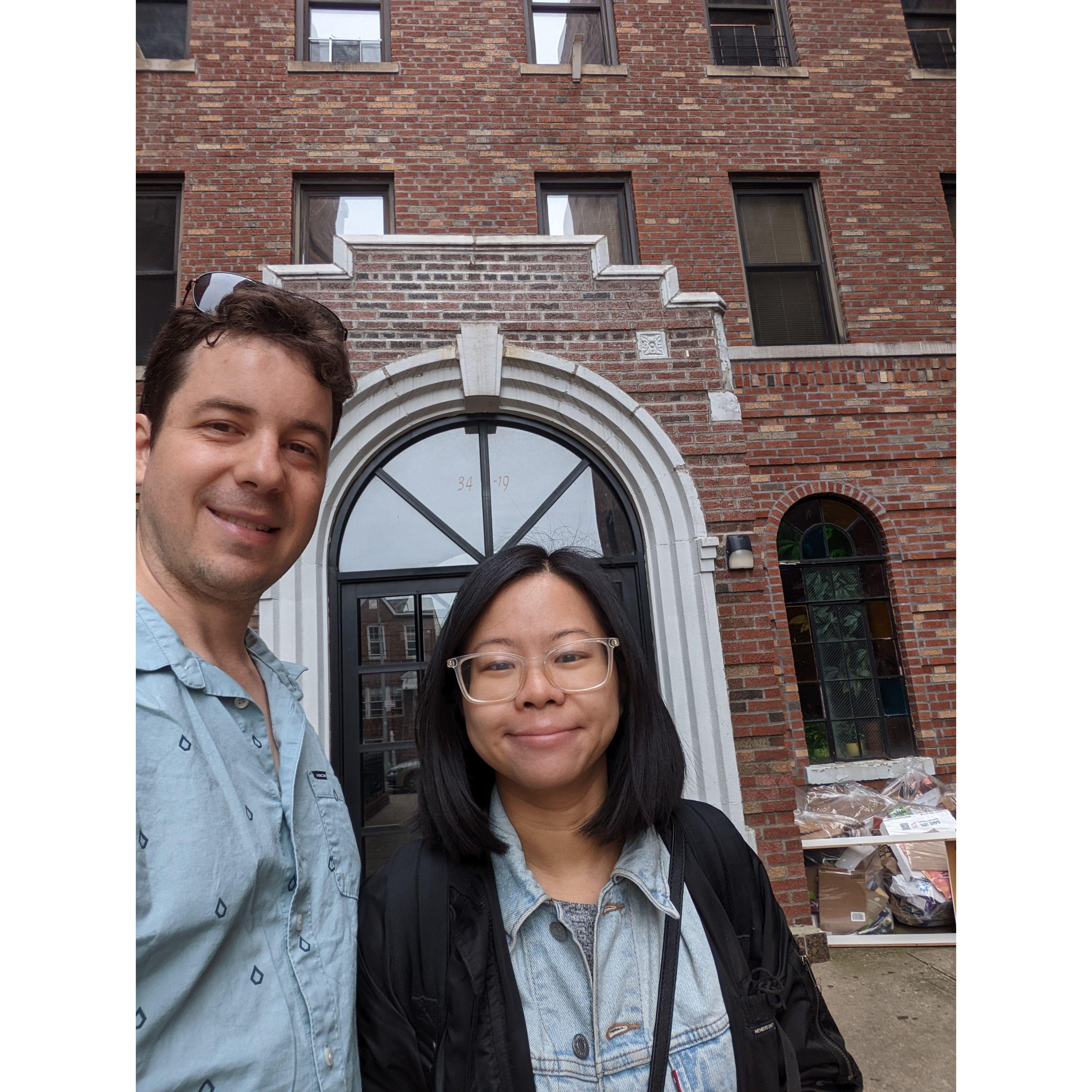 Saying goodbye to our apartment in Astoria in September 2022. We've had many great years here and will always have fond memories.