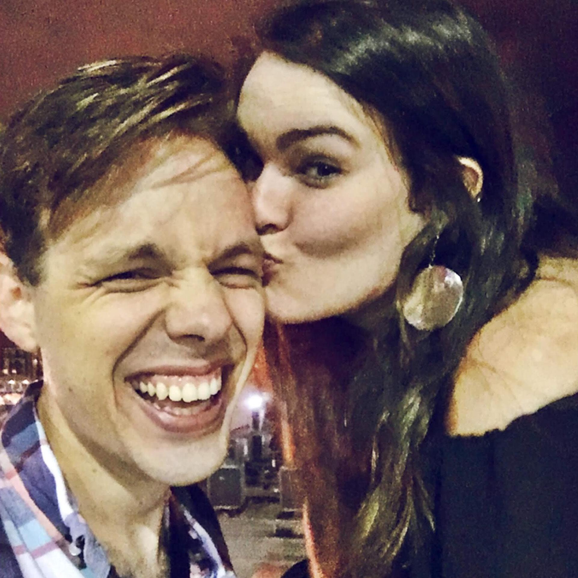 Parking garage top floor date night - 2017