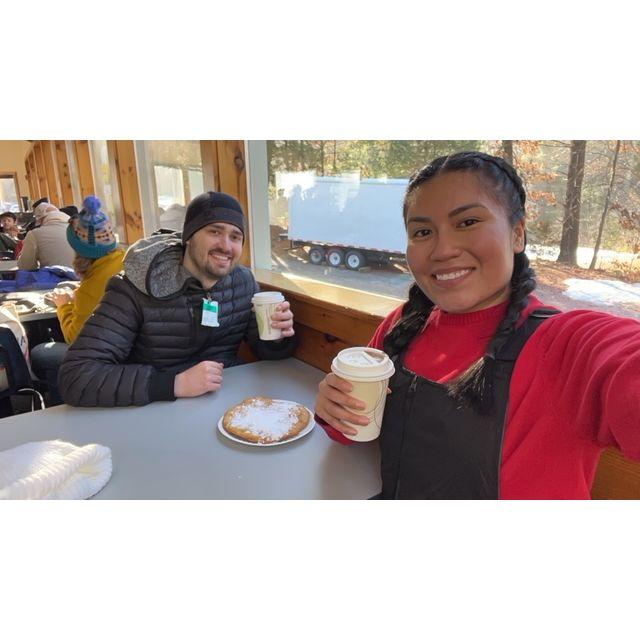 ¡Primera aventura de snow tubing para Vaenc! 2023 ⛄️🛷