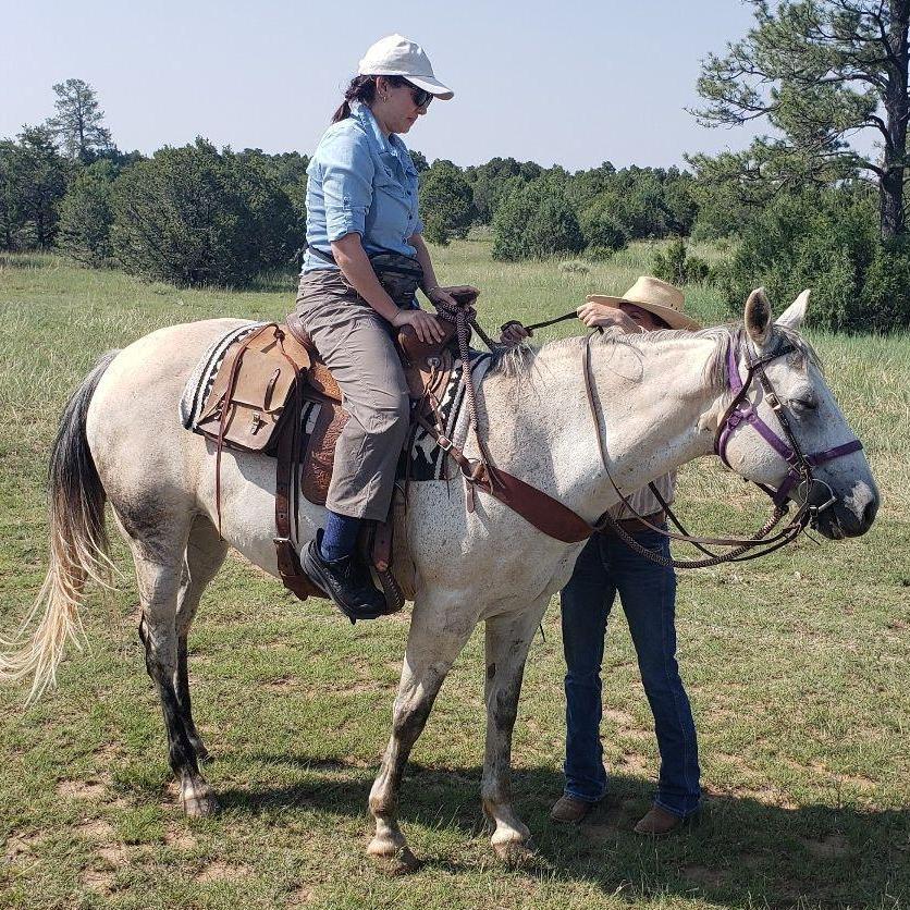 Julia living as a horse princess
