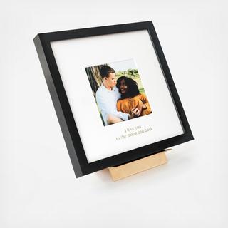 Gift Card for The Aiden with Personalized Mat and Frame Stand