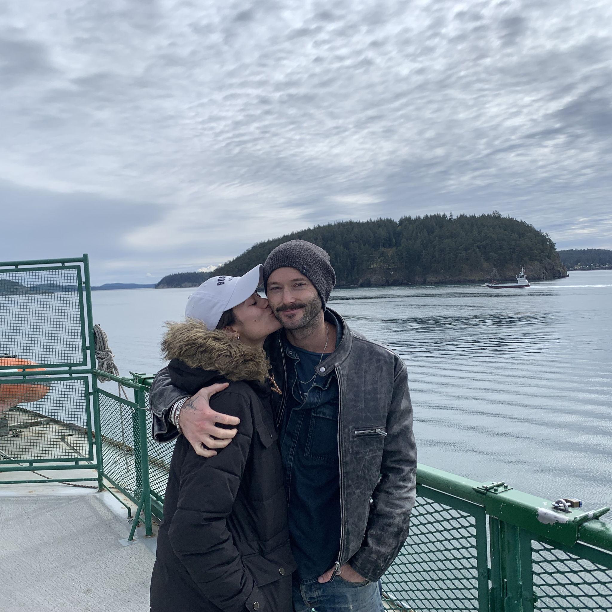 Ferry ride to Friday harbor, WA
