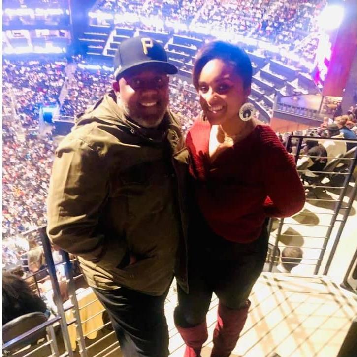 At a Concert seeing our favorite band -Maverick City Music