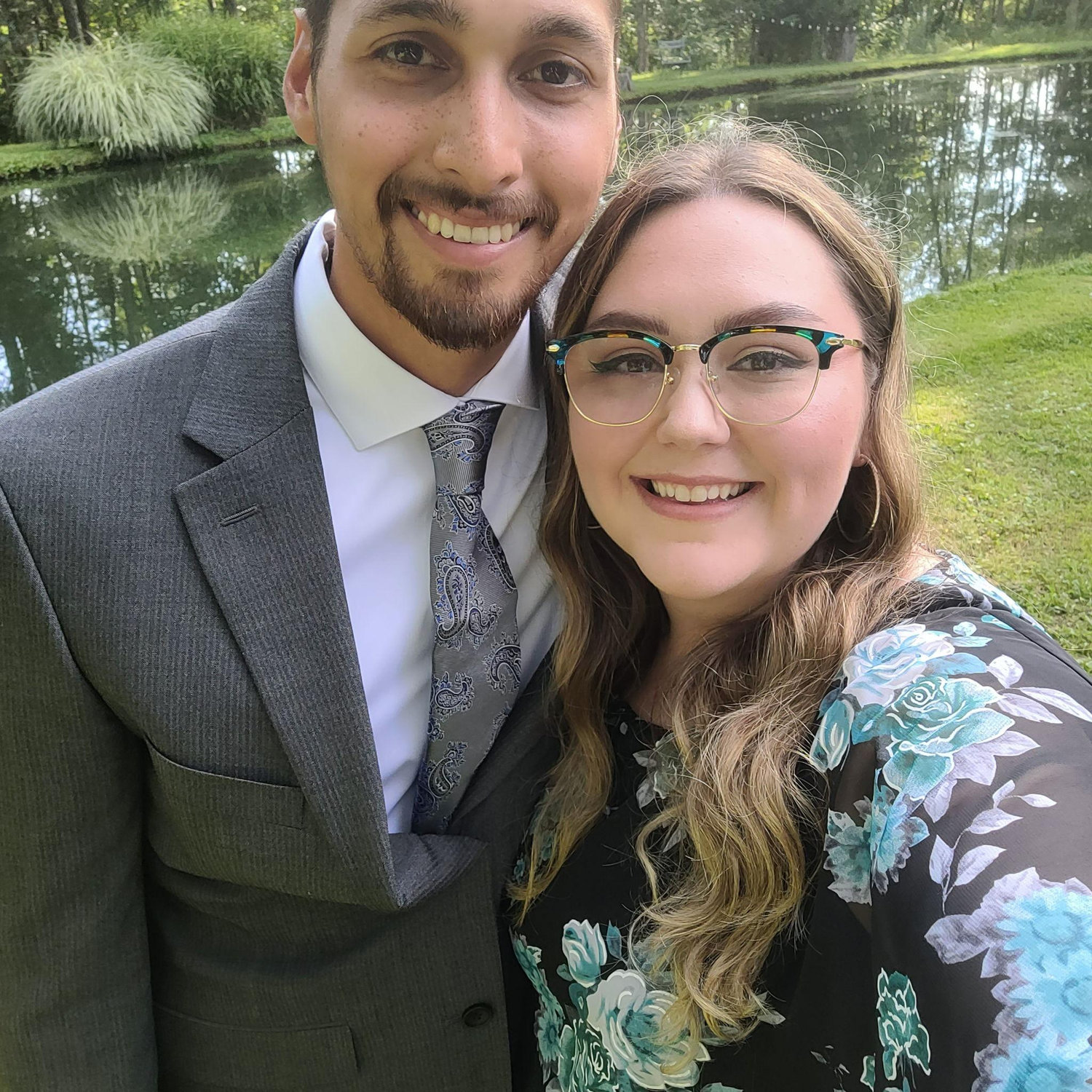 Our First wedding together