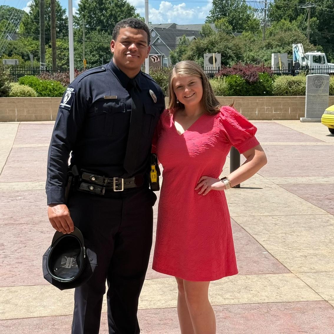 July 25th, 2025 • Triston graduated from the Charlotte-Mecklenburg Police Academy