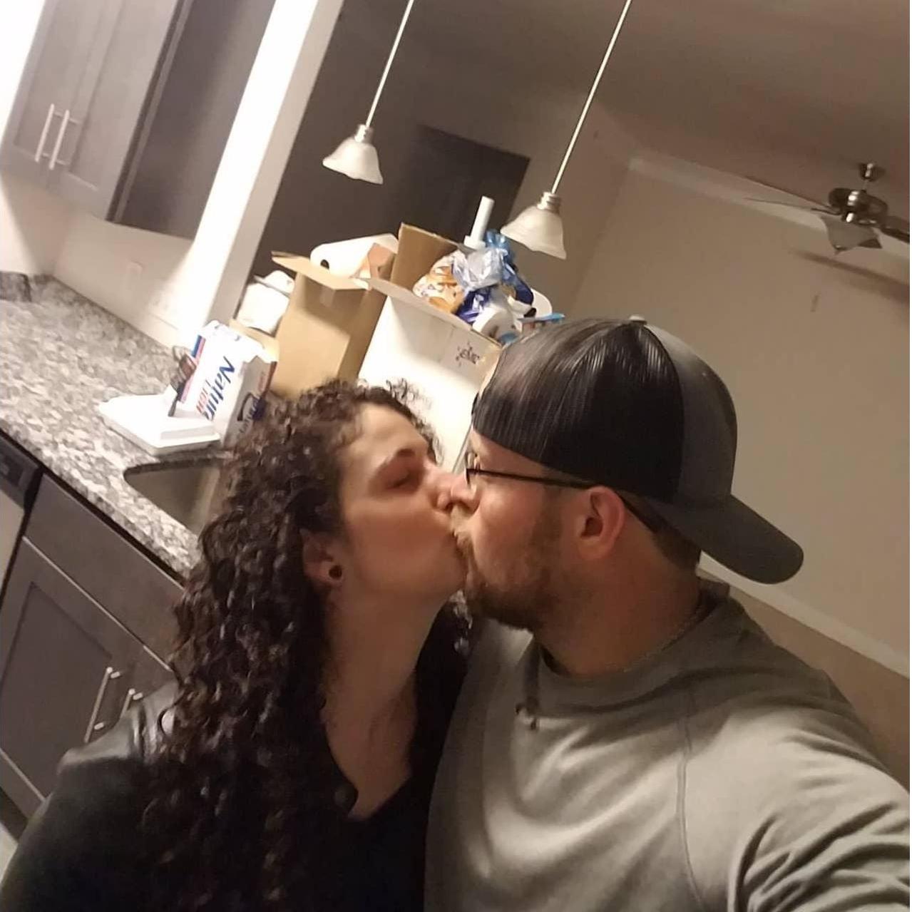Right before we turned in our keys for our last apartment!