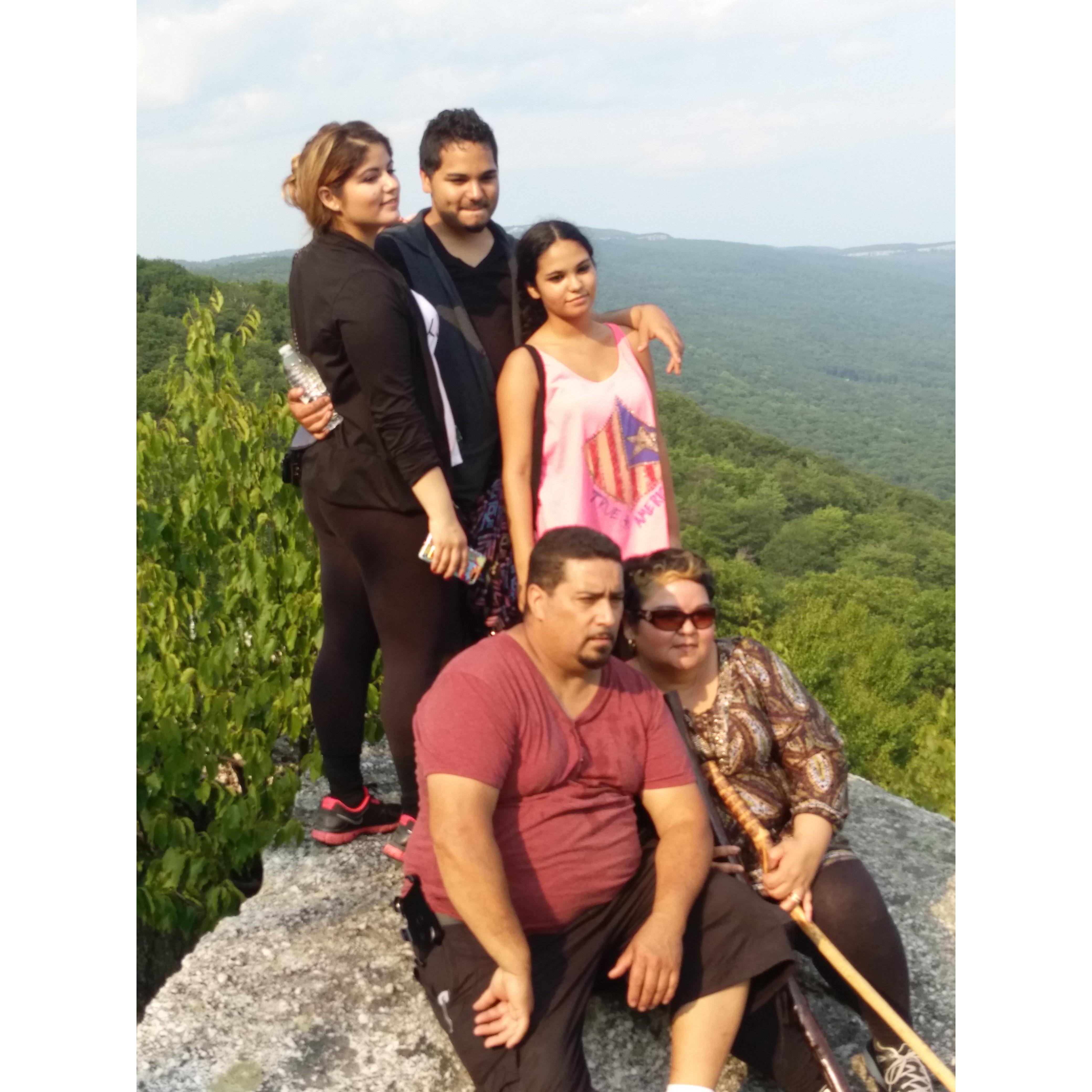 Fran, Fabian, Elina , and parents