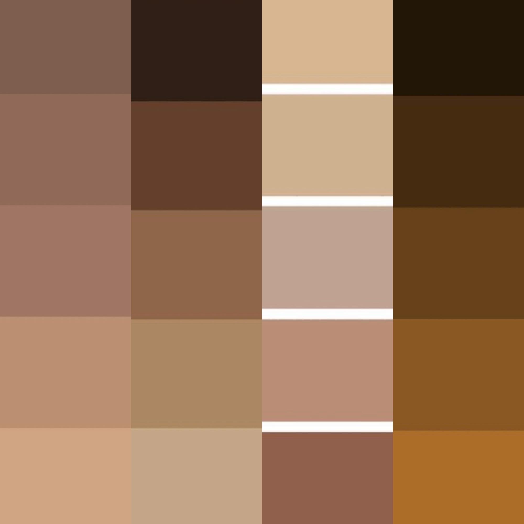 Different shades of Neutrals/Browns