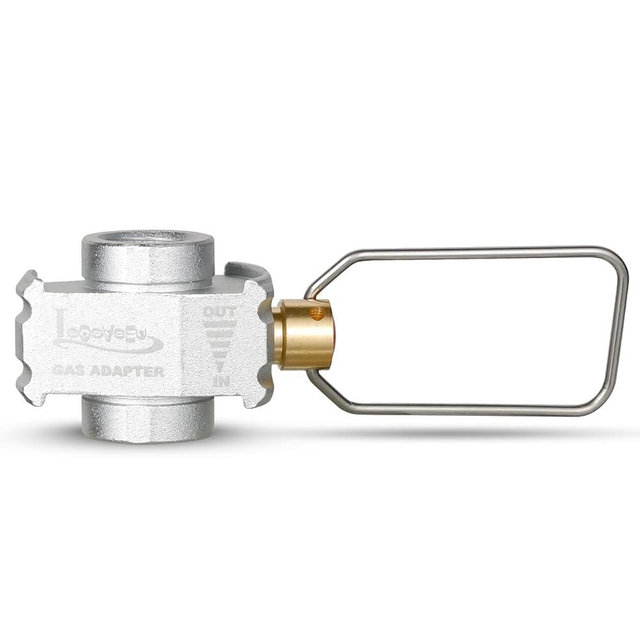 LSOSVSEU Gas Refill Adapter Fuel Canister Refill Adapter for Stoves, Upgrade Camping Experience Gas Saver Plus - Refill Flat Tanks, Convert Butane Cartridges, and Lindal Valve Canisters with Ease
