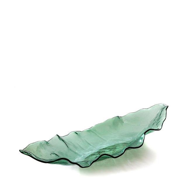 Annieglass Large Banana Leaf Serving Dish