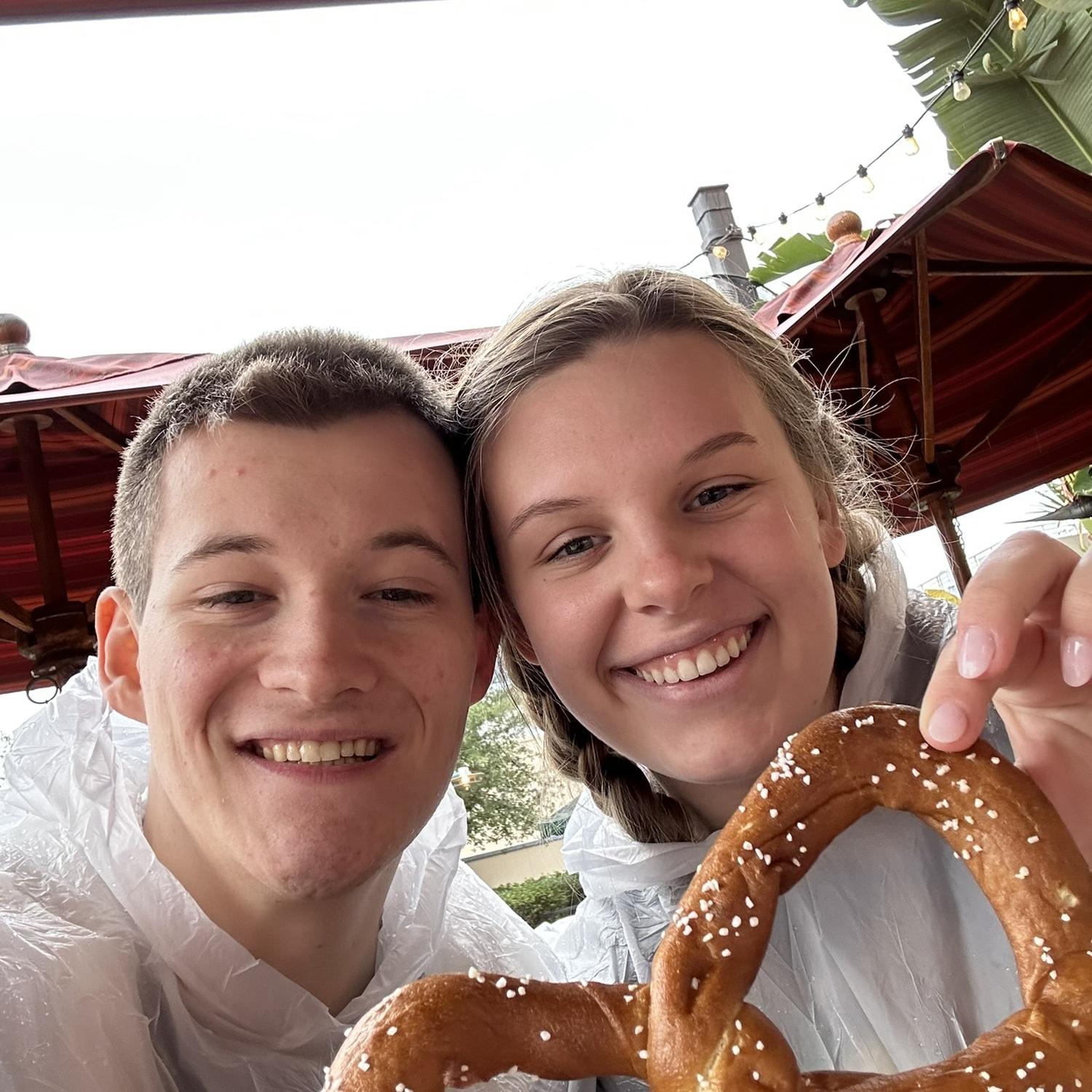 11-20-2022 | Jarod’s first Mickey pretzel at Disney World🐭