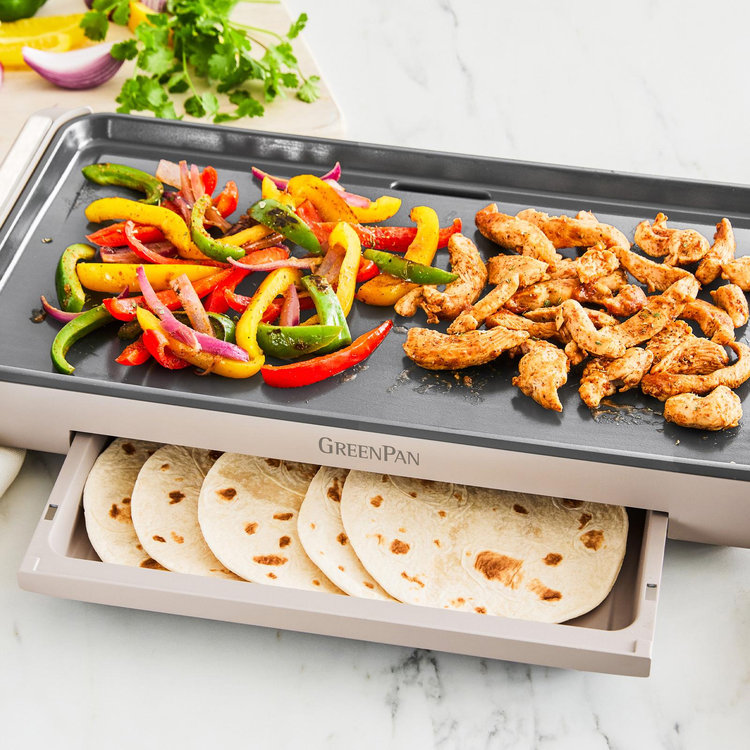 GreenPan, Advanced Electric Griddle with Warming Drawer | Zola
