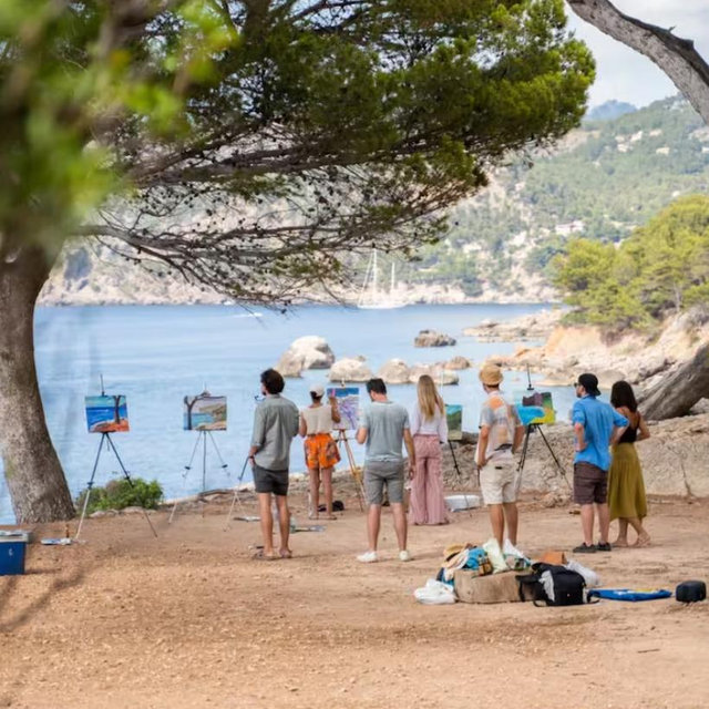 Impressionist Painting Class for 2 in Deià, Mallorca