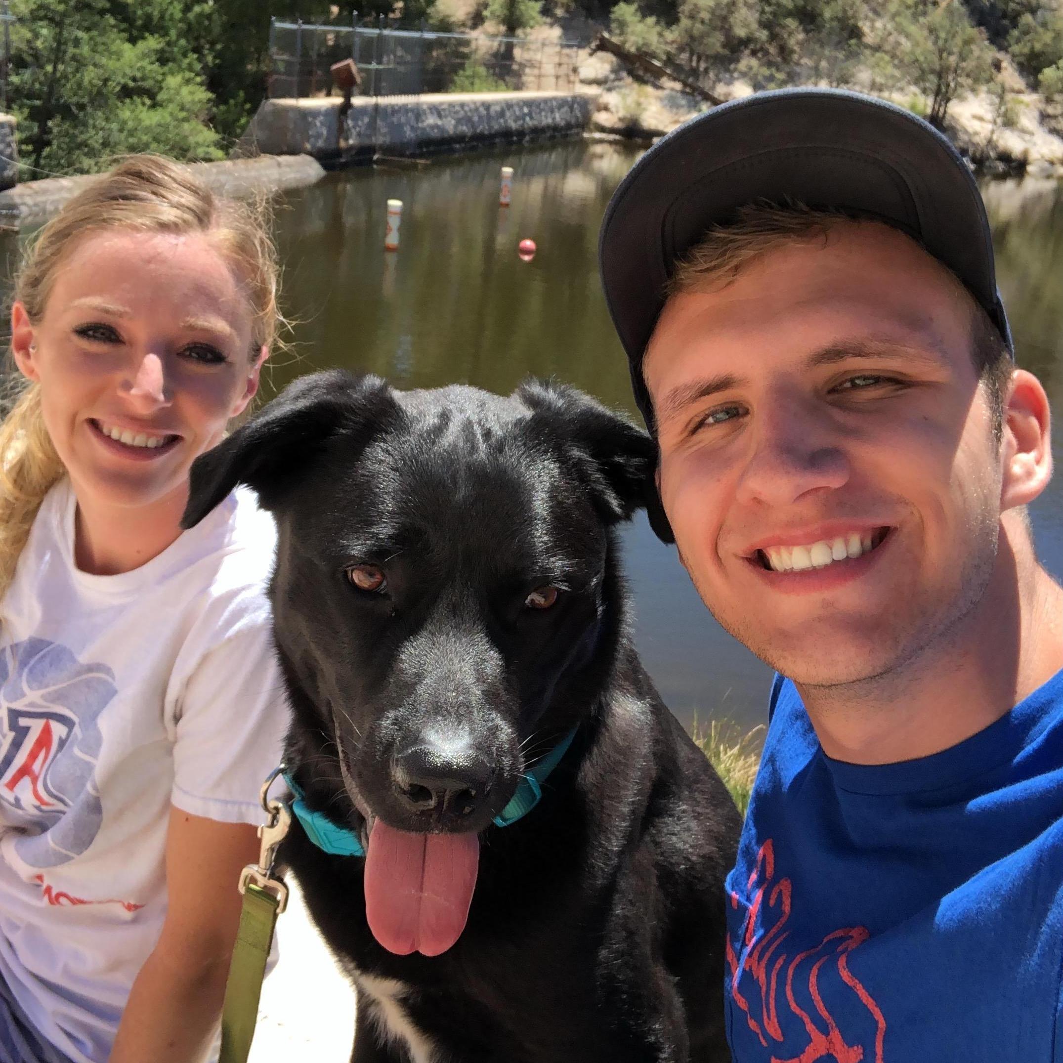 One of our first few dates at Rose Canyon Lake on Mount Lemmon.